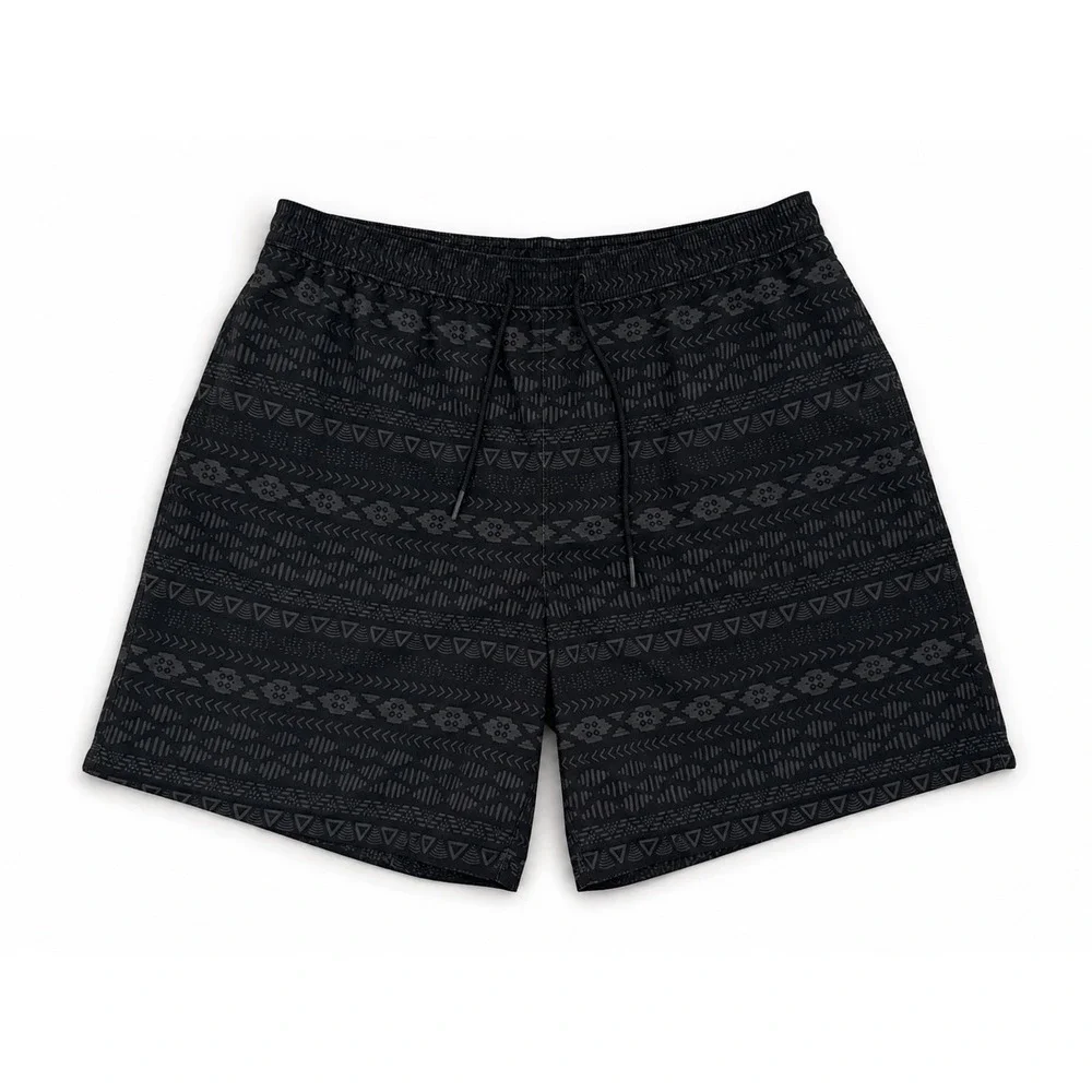 Chubbies Mens The Dark Arts Lined Classic Swim Shorts Black Tribal XL 7 Inseam
